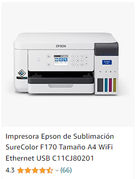 C11CJ80201  Impresora de Sublimación de Tinta SureColor F170